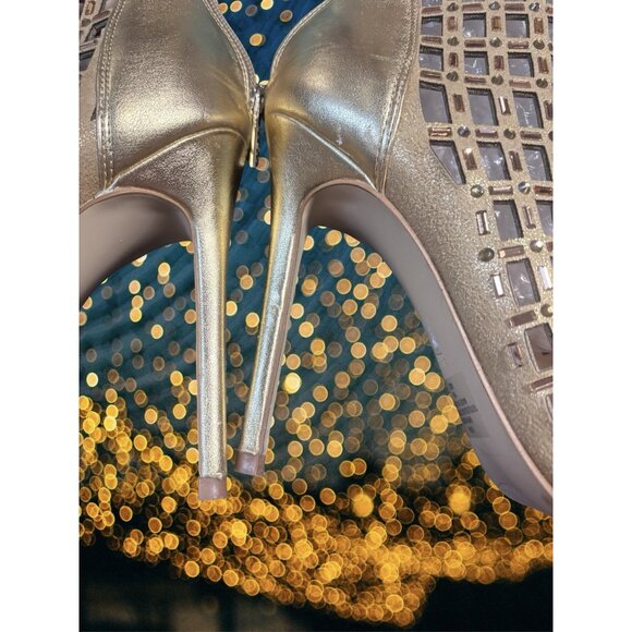 Guess Gold Stiletto Heels - Picture 9 of 11